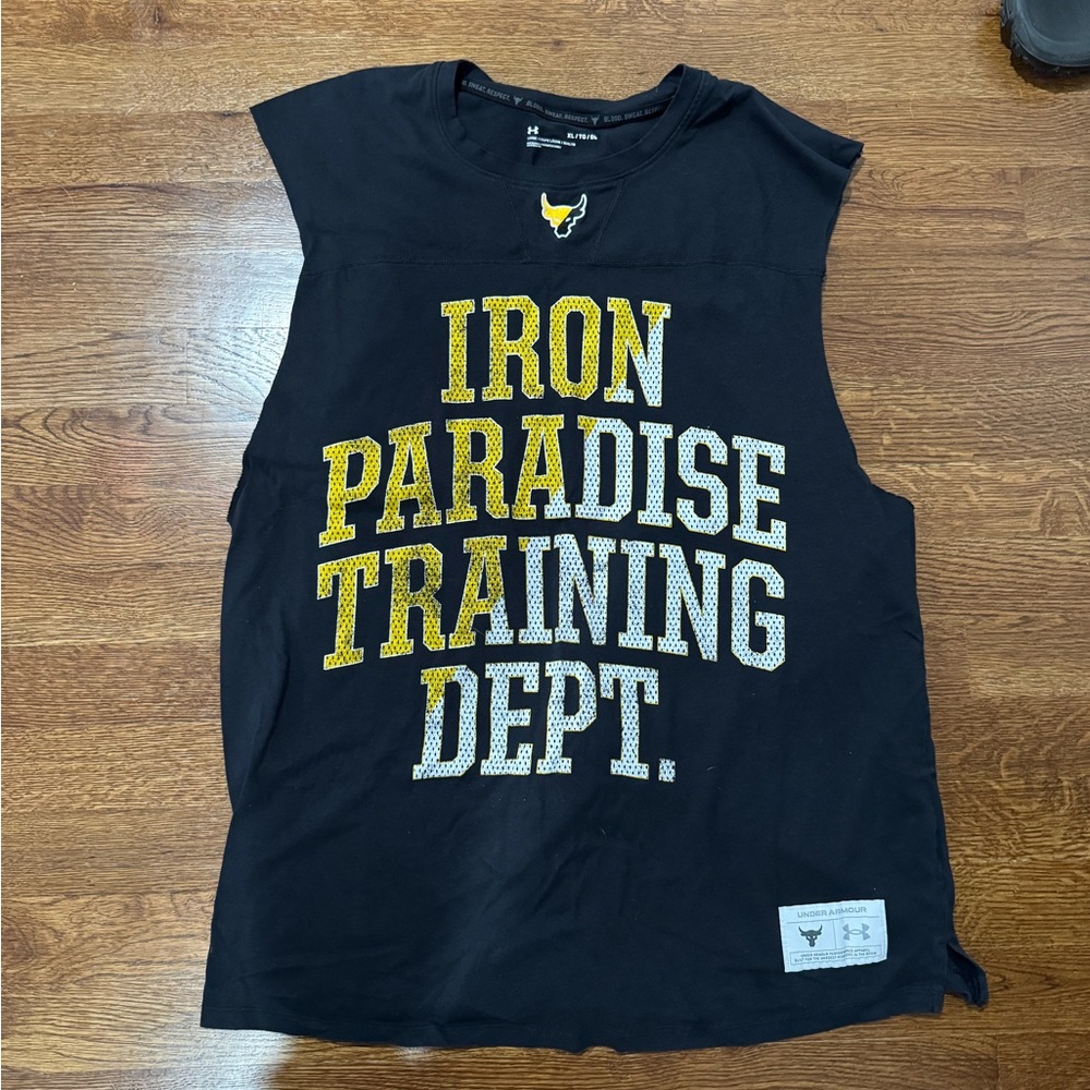 Under Armour Black Iron Paradise Training Tank